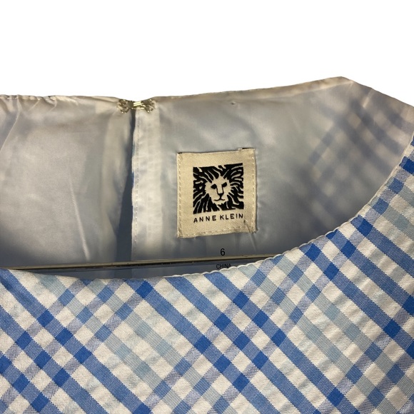 Anne Klein Seersucker Midi Dress Women's Size 6 - Picture 7 of 13